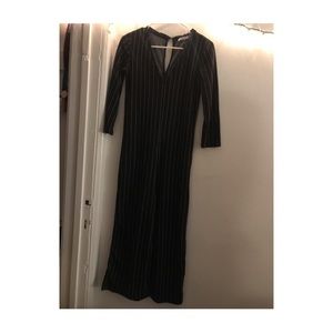 Zara Pinstripe Jumpsuit